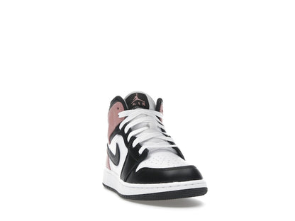 Jordan 1 Mid White Rust Pink Black (GS)
