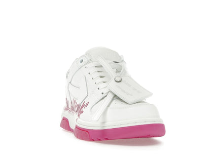 OFF-WHITE Out Of Office Low Tops (W) For Walking Fuschia