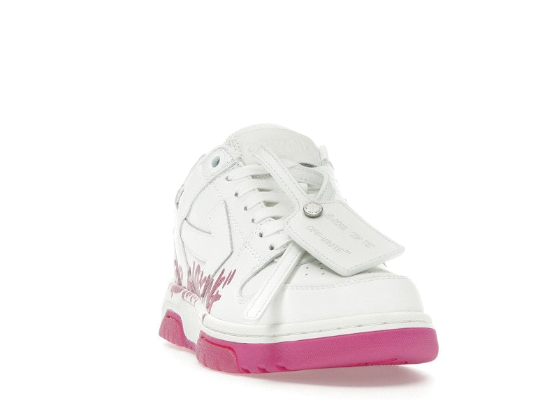 OFF-WHITE Out Of Office Low Tops (W) For Walking Fuschia