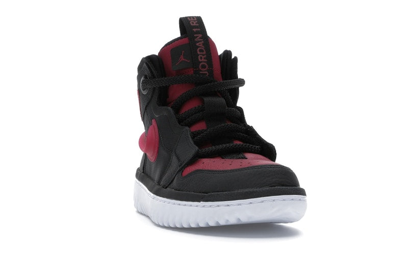 Jordan 1 High React Black Noble Red