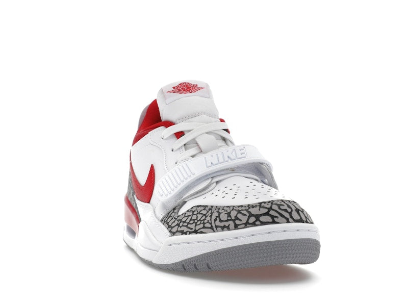 Jordan Legacy 312 Low White Cement Gym Red (Women's)