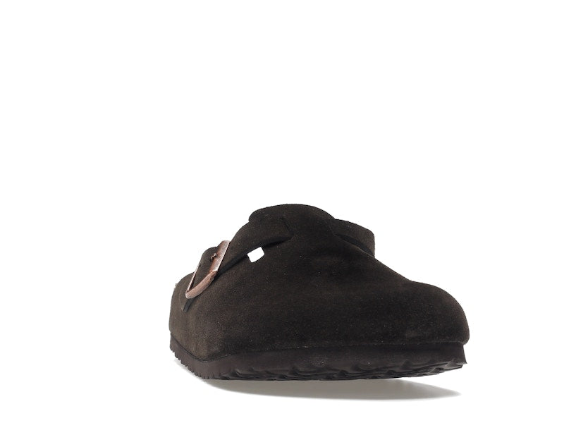 Birkenstock Boston Soft Footbed Suede  Mocha