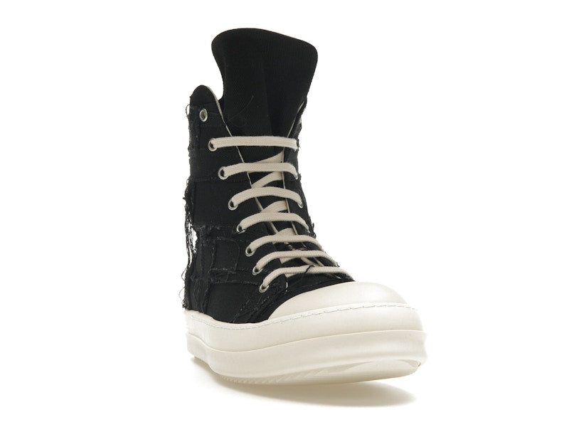 Rick Owens DRKSHDW Slashed Sneaks Black Milk