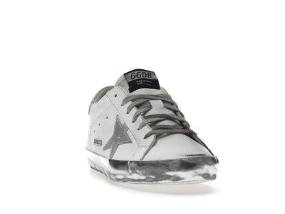 Golden Goose Super-Star White Silver Sparkle (Women's)