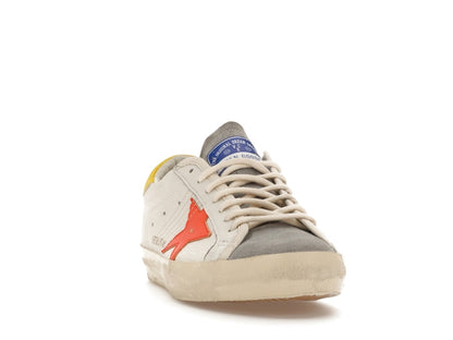 Golden Goose Super-Star White Orange Yellow