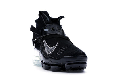 Nike Air VaporMax Premier Flyknit Black Metallic Silver White