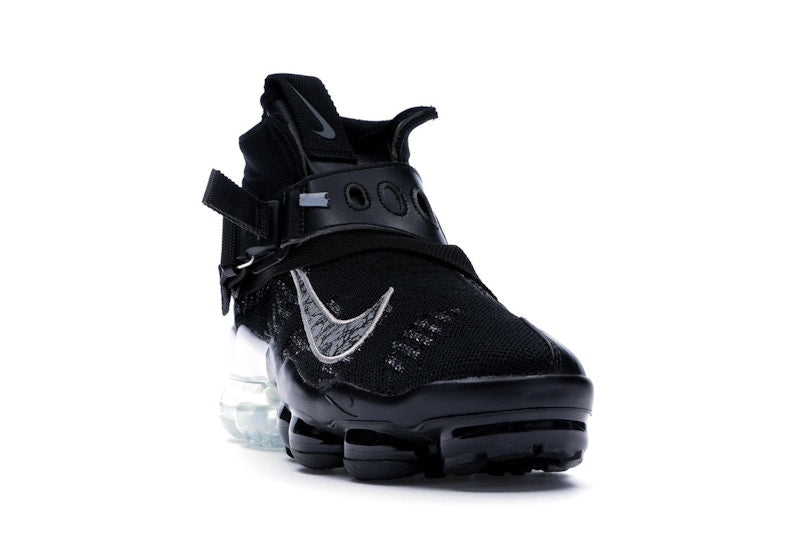 Nike Air VaporMax Premier Flyknit Black Metallic Silver White