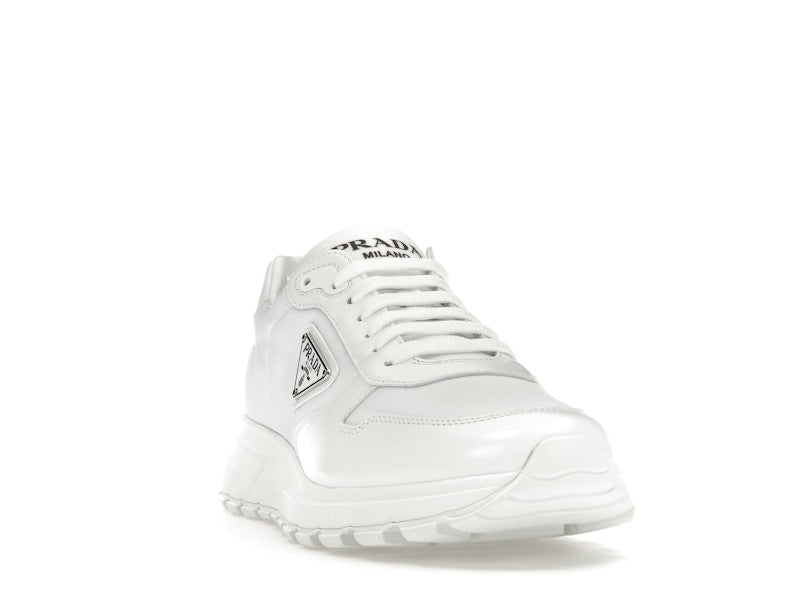 Prada PRAX 01 Sneakers Re-Nylon Brushed Leather White White