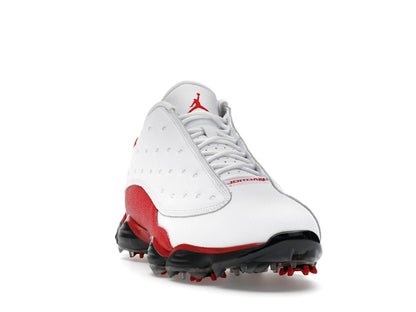 Jordan 13 Retro Golf Cleat White Red