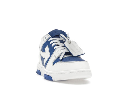 OFF-WHITE Out Of Office OOO Low Tops White Dark Blue