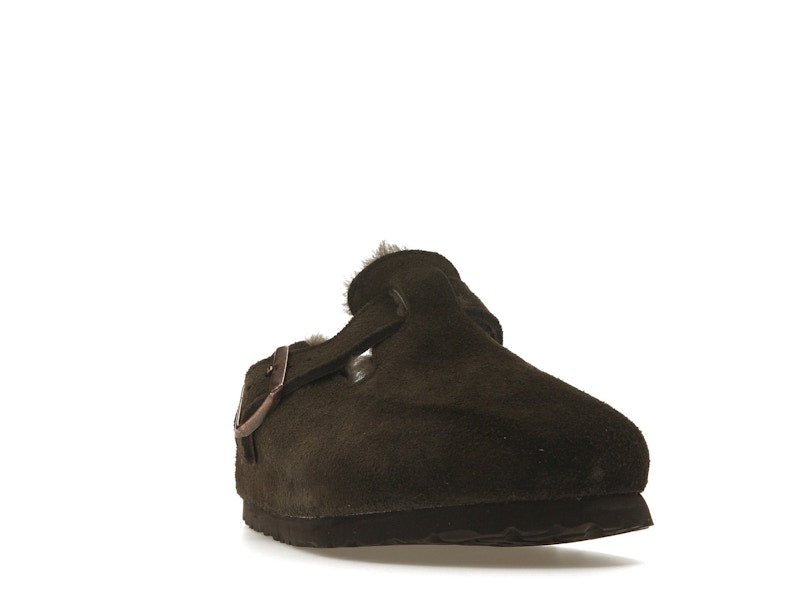 Birkenstock Boston Shearling Suede Mocha