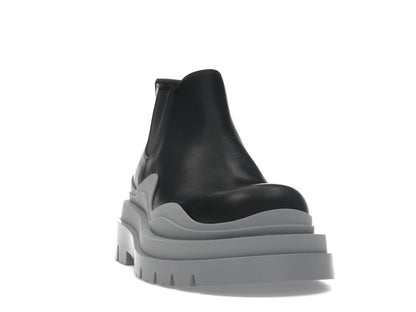 Bottega Veneta Tire Ankle Chelsea Boot Black Vapor