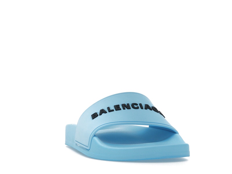 Balenciaga Pool Slide Blue Sky (Womens)