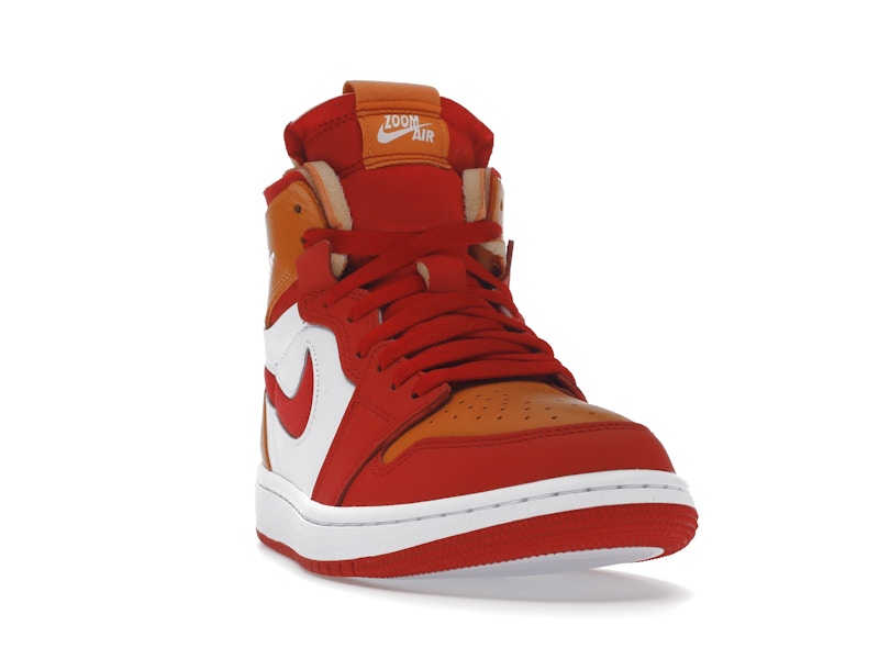 Jordan 1 High Zoom Air CMFT Fire Red Hot Curry (Women's)