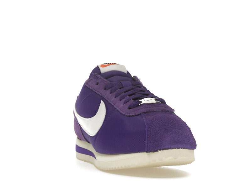 Nike Cortez Textile Field Purple Alabaster Safety Orange Summit White (Women's)