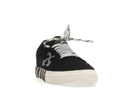 OFF-WHITE Vulc Low Black Light Blue Arrow
