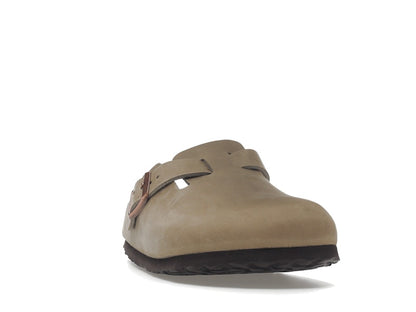 Birkenstock Boston Soft Footbed Oiled Leather Tobacco Brown