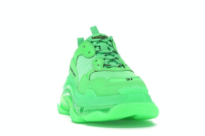 Balenciaga Triple S Neon Green Clear Sole (Women's)
