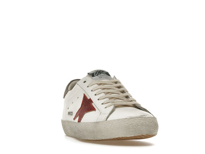 Golden Goose Super-Star White Red Grey