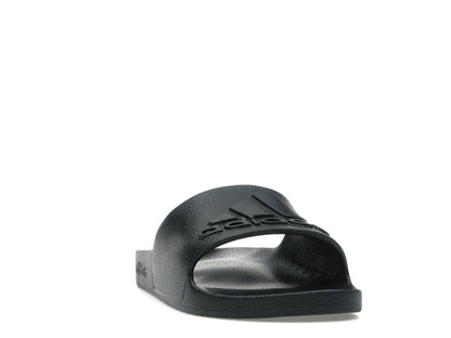 adidas Adilette Aqua Slides Core Black Logo