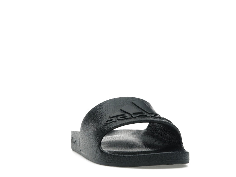 adidas Adilette Aqua Slides Core Black Logo