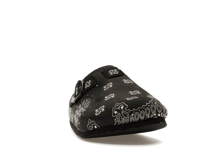 Bravest Studios Suede Paisley Clogs Black
