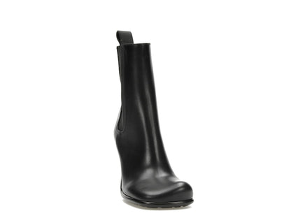Bottega Veneta Storm Moulded Toe Leather Chelsea Boot Black (Women's)