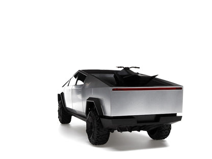 Hot Wheels x Tesla Cybertruck 1:10 Scale RC Car (2021 Version w/ Cyberquad)