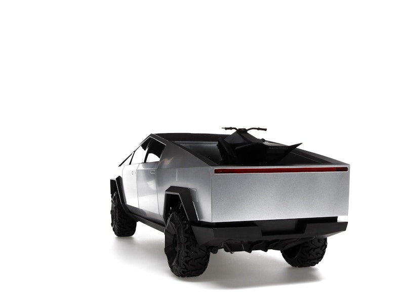 Hot Wheels x Tesla Cybertruck 1:10 Scale RC Car (2021 Version w/ Cyberquad)