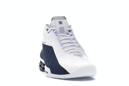 Nike Shox BB4 White Silver Navy