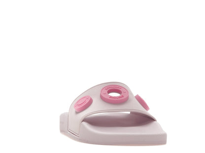 Burberry Logo Graphic Rubber Slide Pale Candy Pink (Women's)