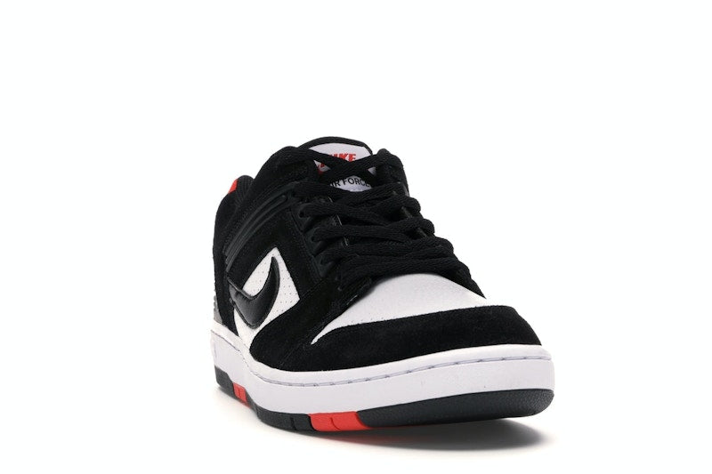 Nike SB Air Force 2 Low Black White Habanero Red