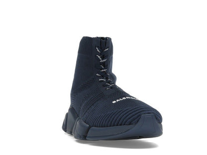 Balenciaga Speed 2.0 Lace Up Recycled Dark Blue