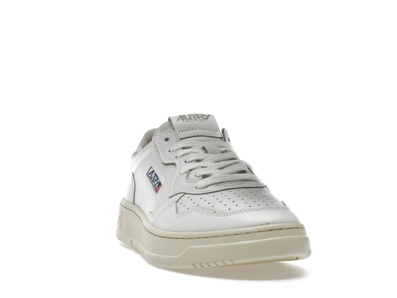 Autry Medalist Leather Low White