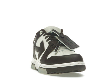 OFF-WHITE Out Of Office "OOO" Low Tops Chocolate Cream