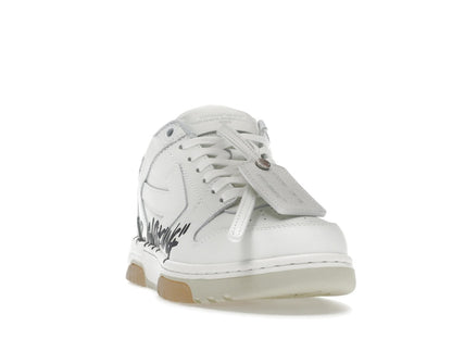 OFF-WHITE Out Of Office OOO Low Tops For Walking White Black