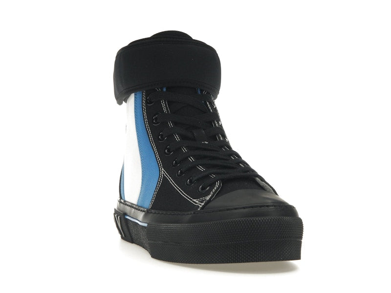 Burberry Sub High-Top Laced-Up Trainer Black Blue White