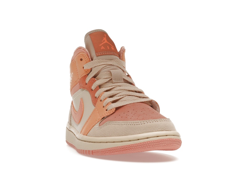Jordan 1 Mid Apricot Orange (Women's)