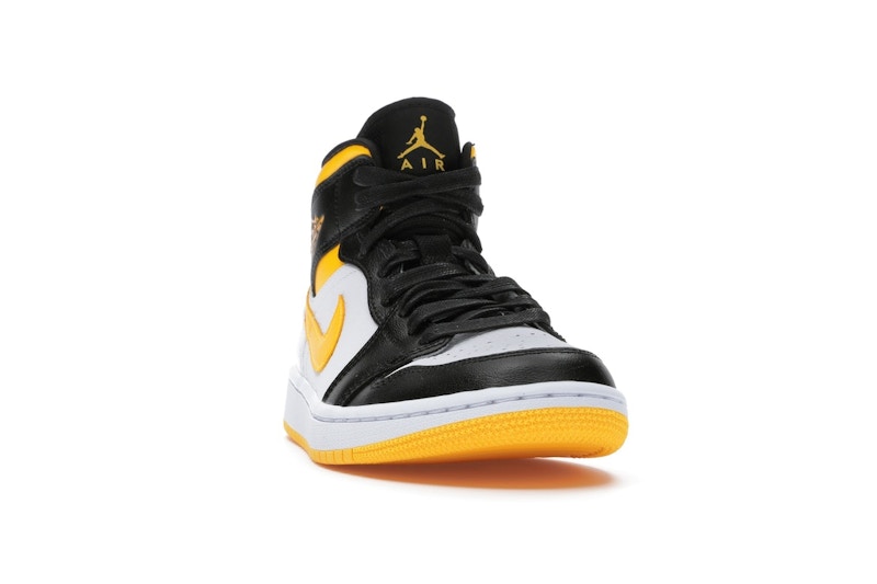 Jordan 1 Mid Laser Orange Black (Women's)