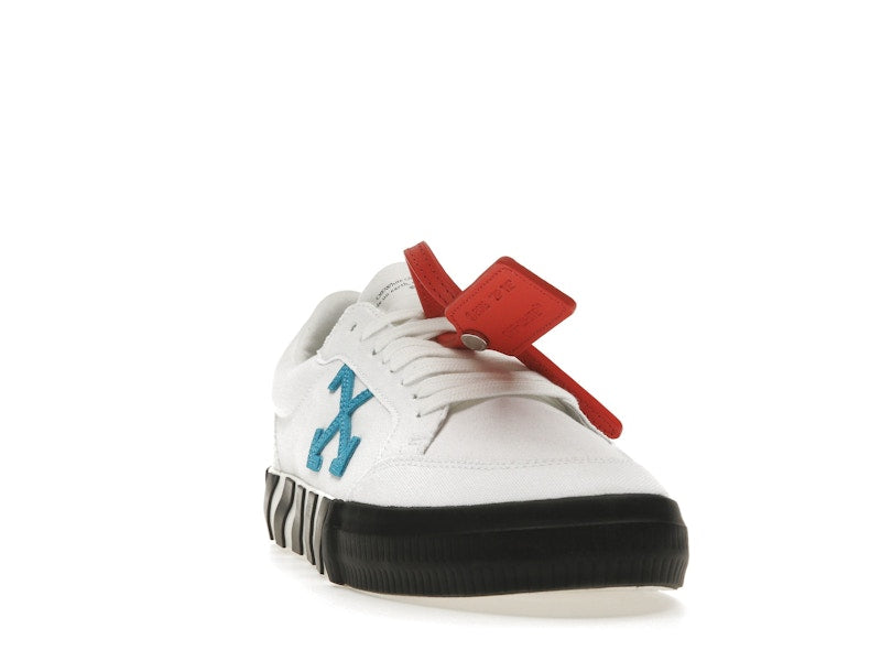 OFF-WHITE Vulcanized Low White Teal Canvas