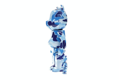 Bearbrick A Bathing Ape ABC Camo 100% & 400% Set Blue