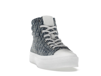 Givenchy City High Top In 4G Denim Blue White