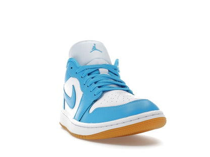 Jordan 1 Low White Gum Light Brown Dark Powder Blue (Women's)