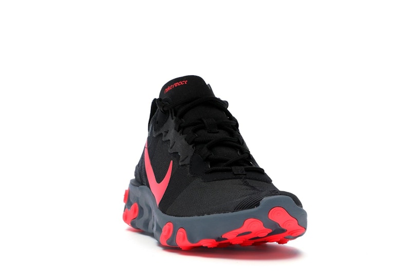 Nike React Element 55 Black Solar Red