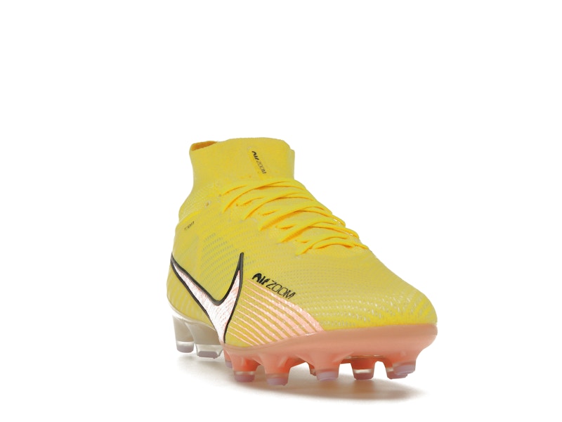 Nike Zoom Mercurial Superfly 9 Elite AG-Pro Yellow Strike Sunset Glow
