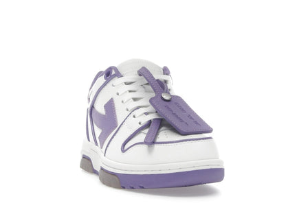 OFF-WHITE Out Of Office OOO Low Tops Outlined White Lilac Purple (Women's)