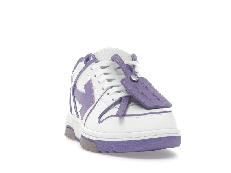 OFF-WHITE Out Of Office OOO Low Tops Outlined White Lilac Purple (Women's)