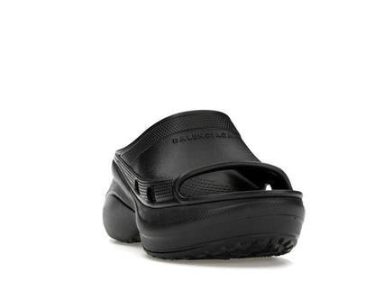 Balenciaga x Crocs Pool Slide Sandals Black (Women's)