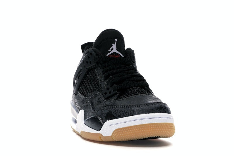 Jordan 4 Retro Laser Black Gum (GS)