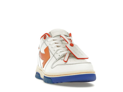 OFF-WHITE Out Of Office OOO Low Tops White Orange Blue Contrast Stitching